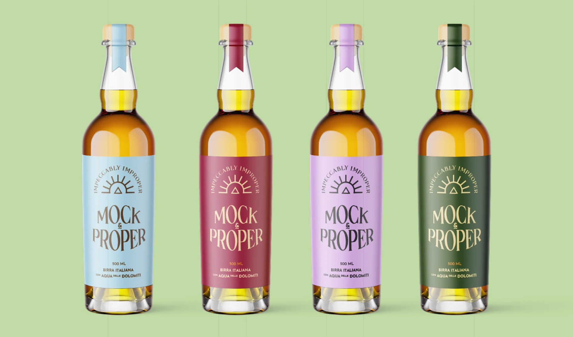 Mock & Proper Wine Brand hero