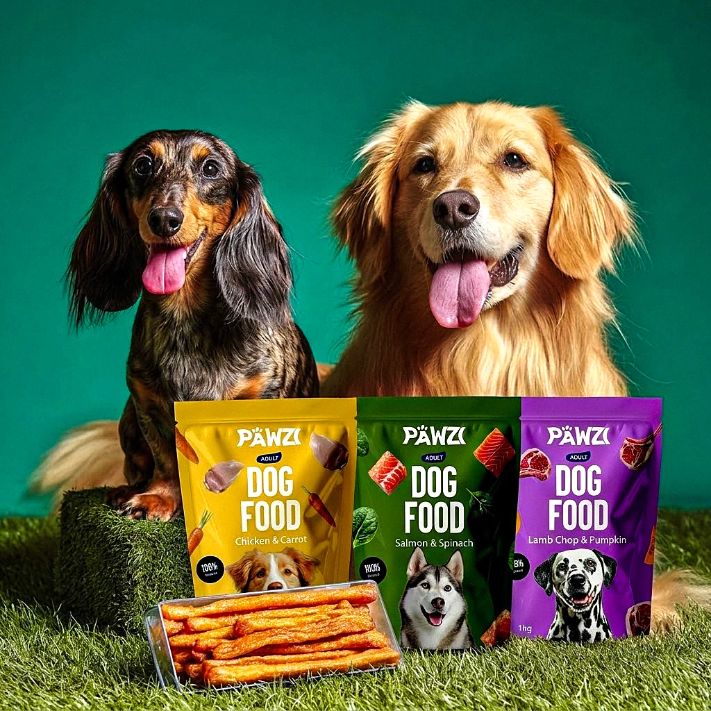 Pawzi Dog Food Package design image 12