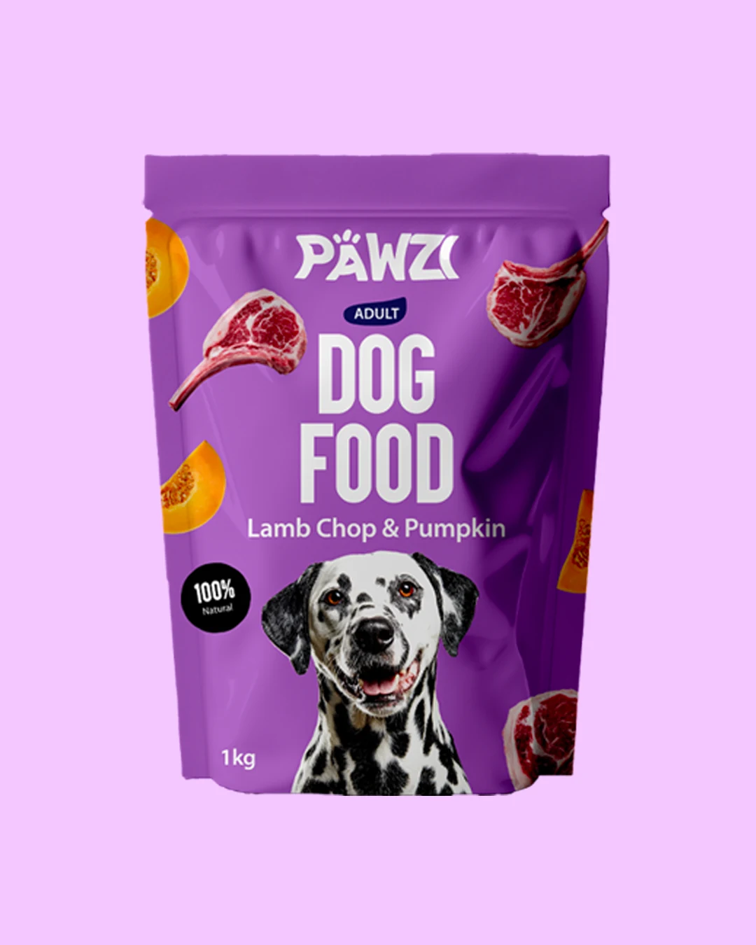 Pawzi Dog Food Package design image 2