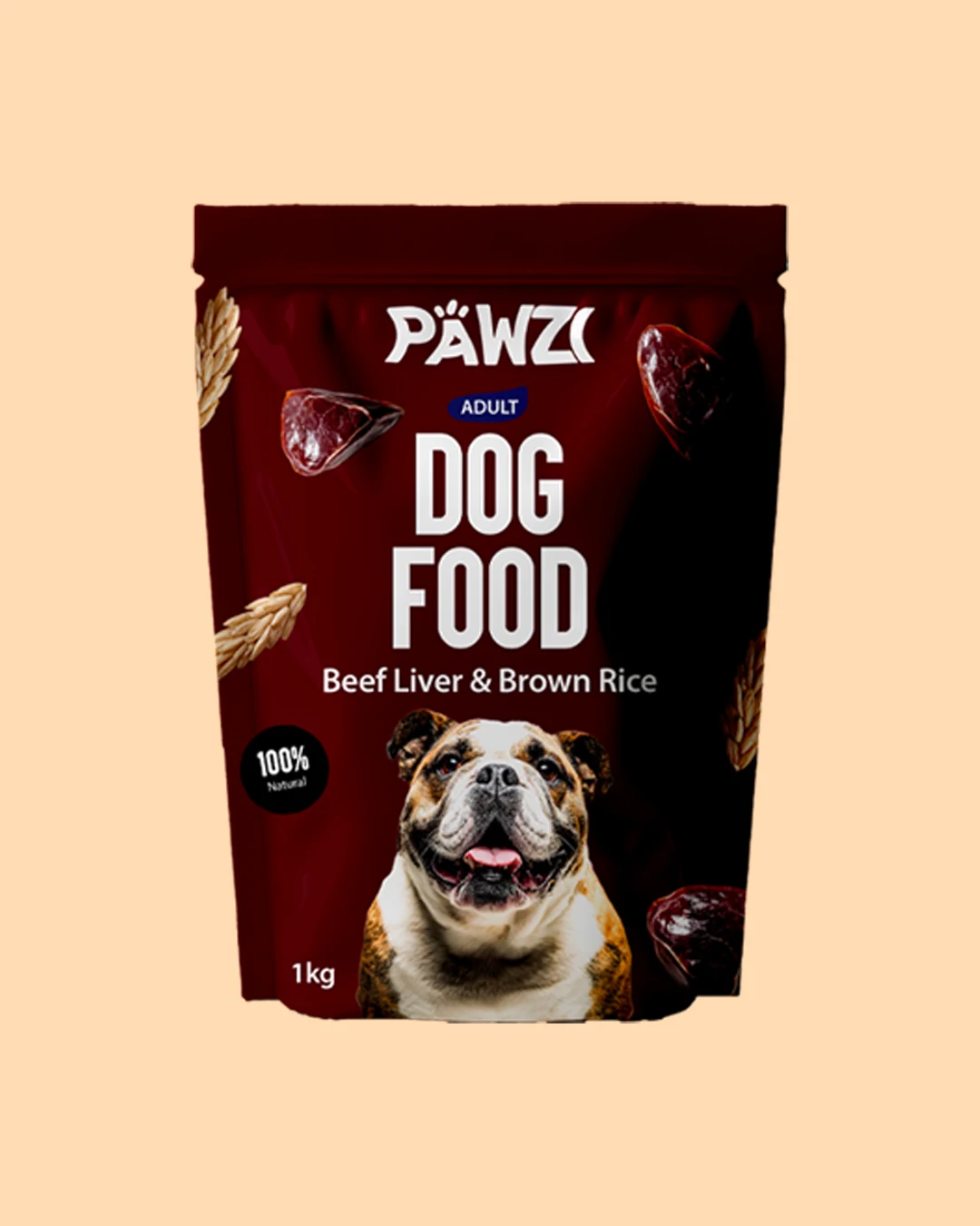 Pawzi Dog Food Package design image 6