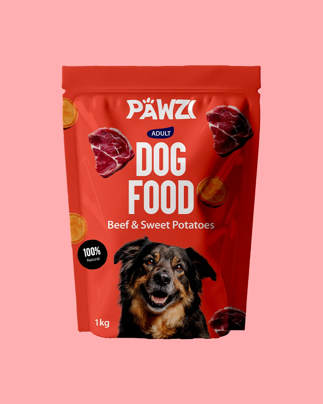 Pawzi Dog Food Package design image 9